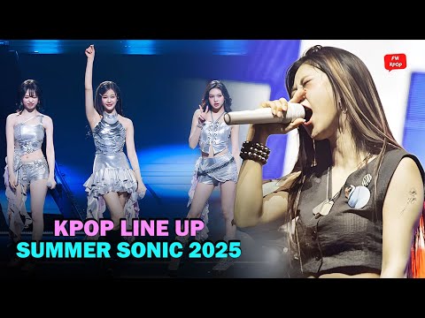 Summer Sonic 2025 Lineup! BABYMONSTER Performs With aespa, IZNA, GIDLE, and More