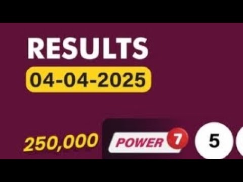 uwinn lottery result today 4/04/2025 Friday power7 Grand6 max3 4you spin5 U winn Result