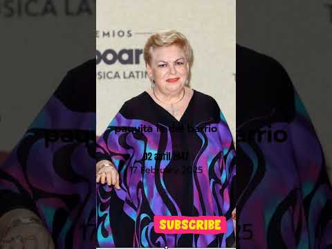 Farewell to Paquita la del Barrio, the iconic voice of heartbreak. Her legacy will live on. 💔🎶