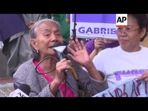 Filipina &#039;comfort women&#039; protest Japanese visit