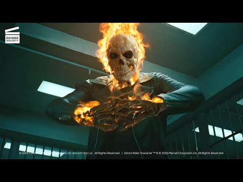 Ghost Rider: Jail fight HD CLIP