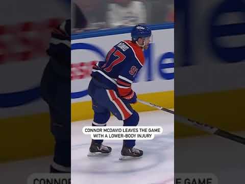 Connor McDavid Suffers A Lower Body Injury 🤕