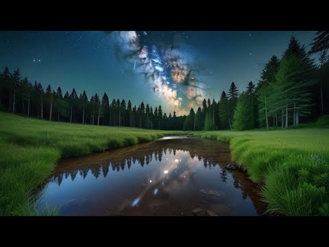 Enchanting Night Sky Time Lapse: Celestial Dance of Stars