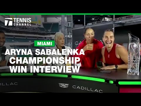 Aryna Sabalenka gets her Marg-Aryna Stolen by Pegula after winning Miami 😂 | 2025 Miami Open