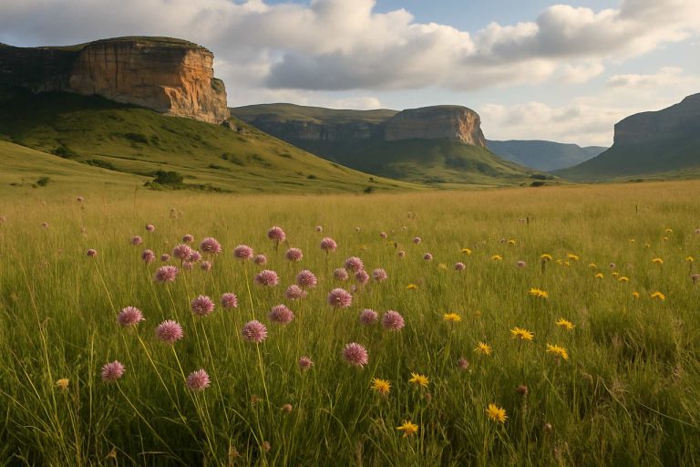 Kwazulu-Natal pískovcová kyselá louka: ohrožený trávníkový klenot JAR
